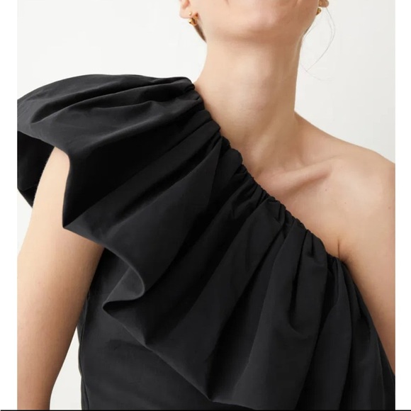 & Other Stories One shoulder Ruffled Top - Picture 3 of 16